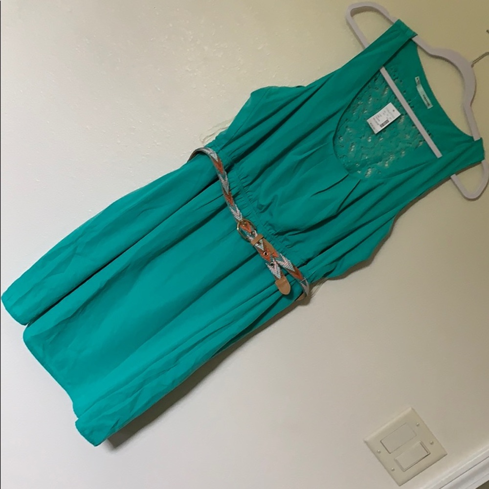 Teal dress
